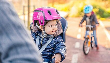 cestování s miminkem - na kole